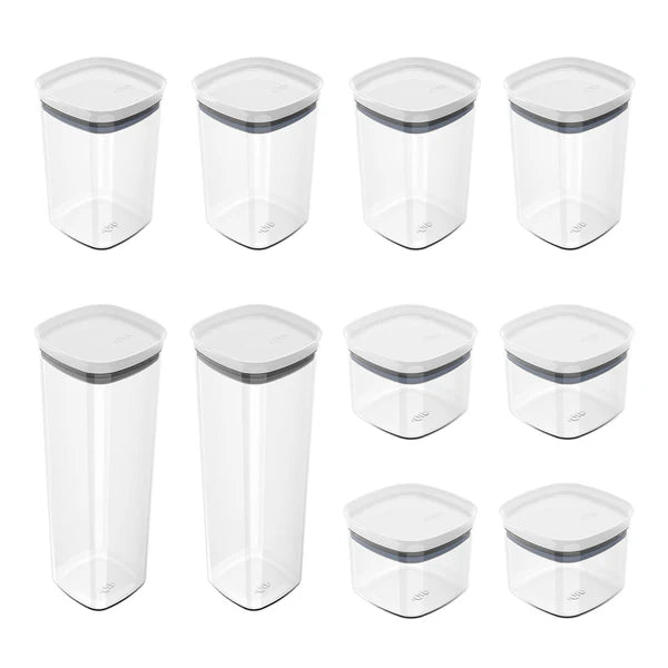 Kit de potes herméticos 10 Linha Block